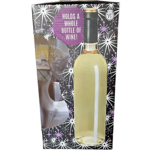 Giant‎ Extra Large Jumbo Wine Glass Whole Bottle Decorative Huge Oversized Gift - Picture 2 of 5